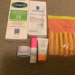 bundle Drunk Elephant mini kit & Toleriane Double Repair & Cetaphil oil free